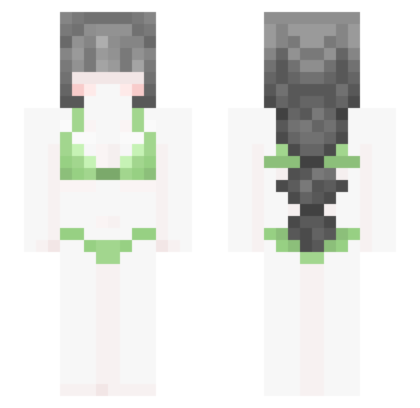 haseung01 Minecraft skin, front and back view