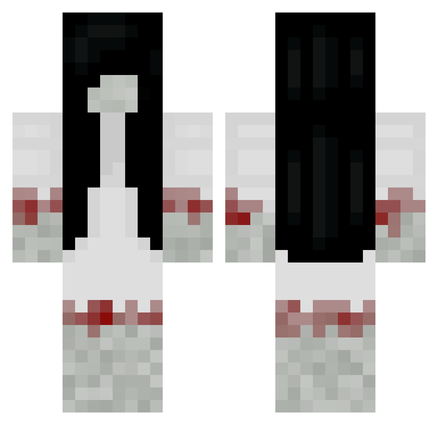 Turbo_Fusion Minecraft skin, front and back view