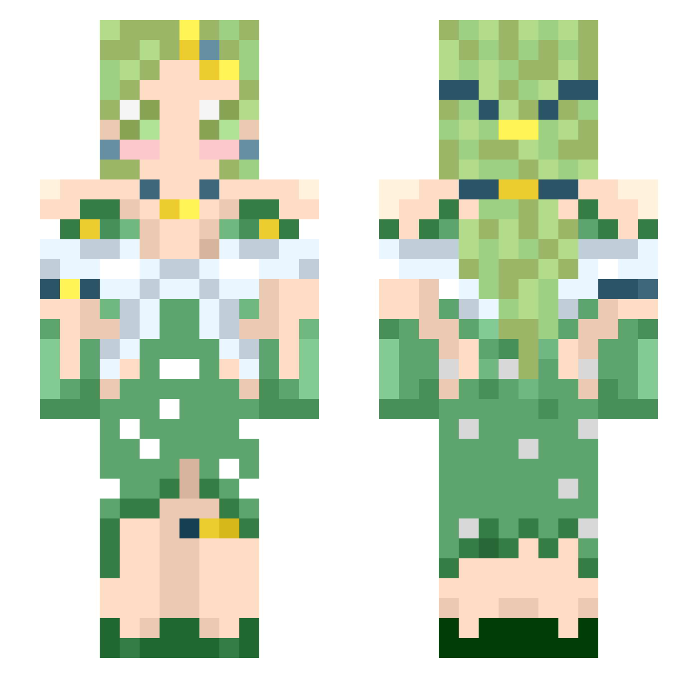wnnn_ Minecraft skin, front and back view
