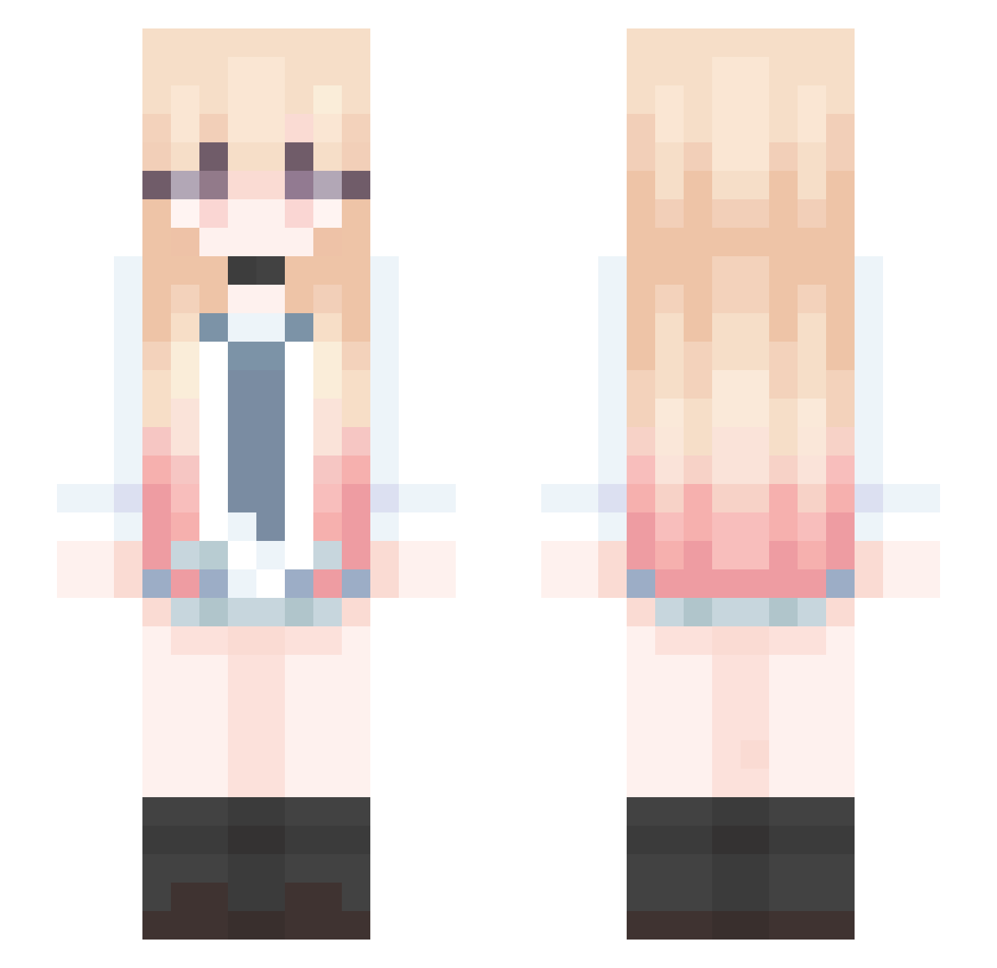Takoyaki_77 Minecraft skin, front and back view