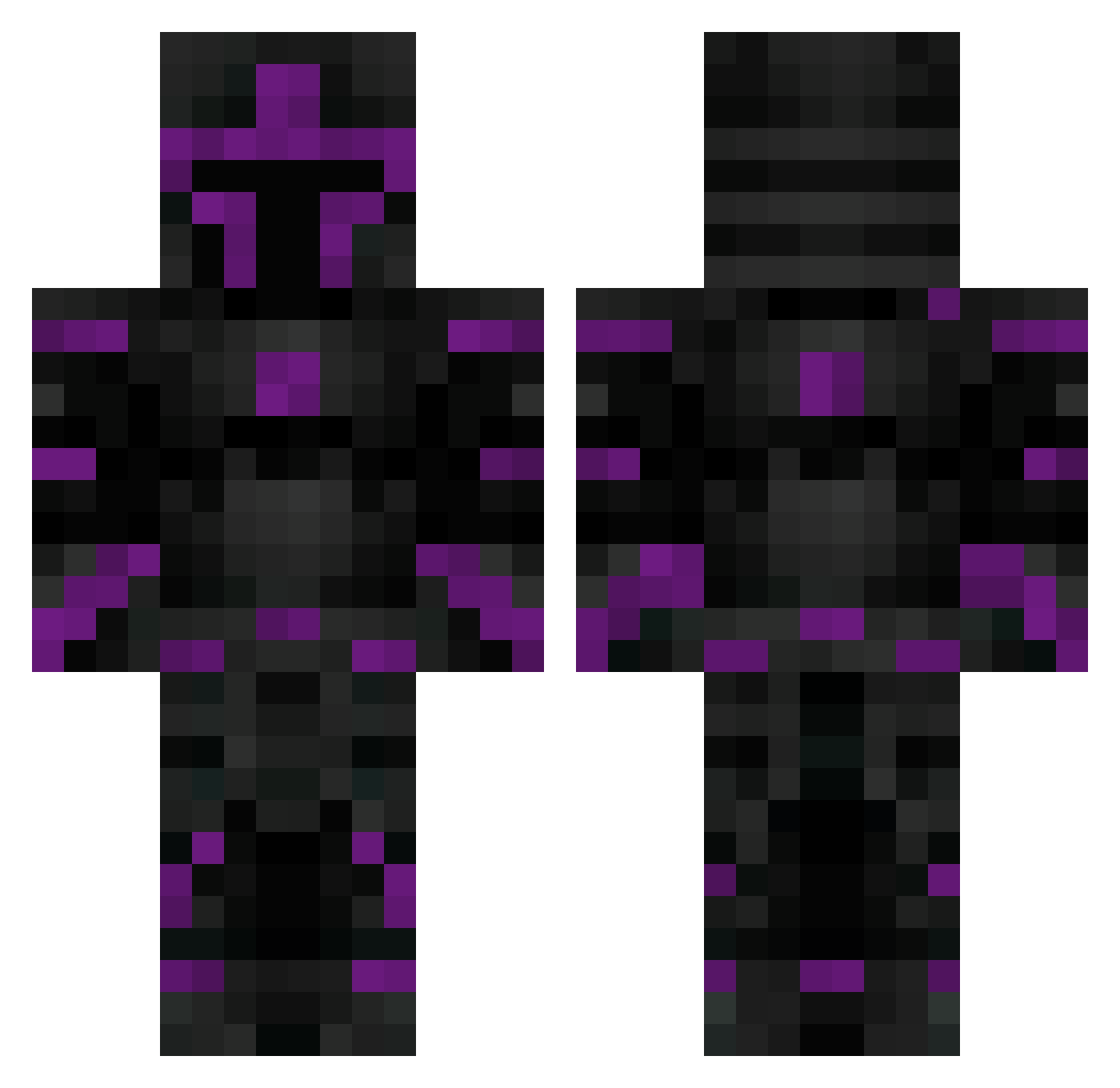 FanaticNato Minecraft skin, front and back view
