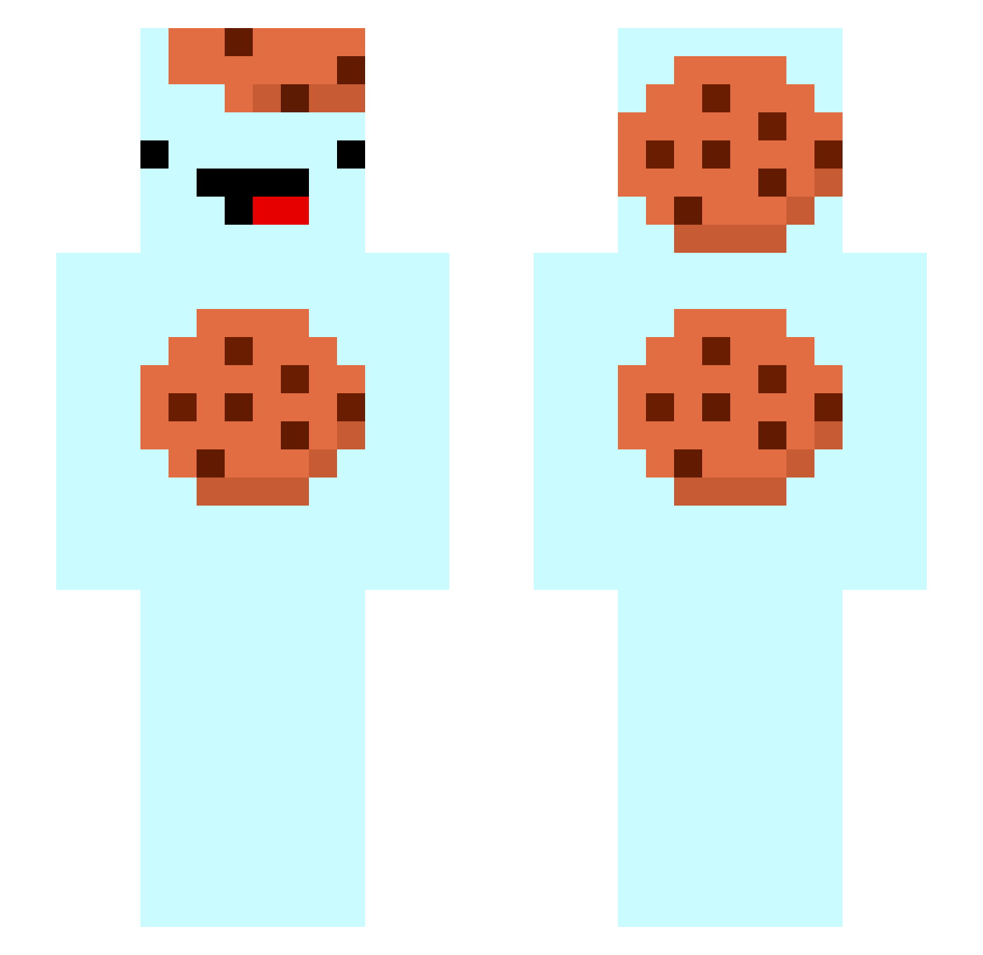 YEANG918 Minecraft skin, front and back view