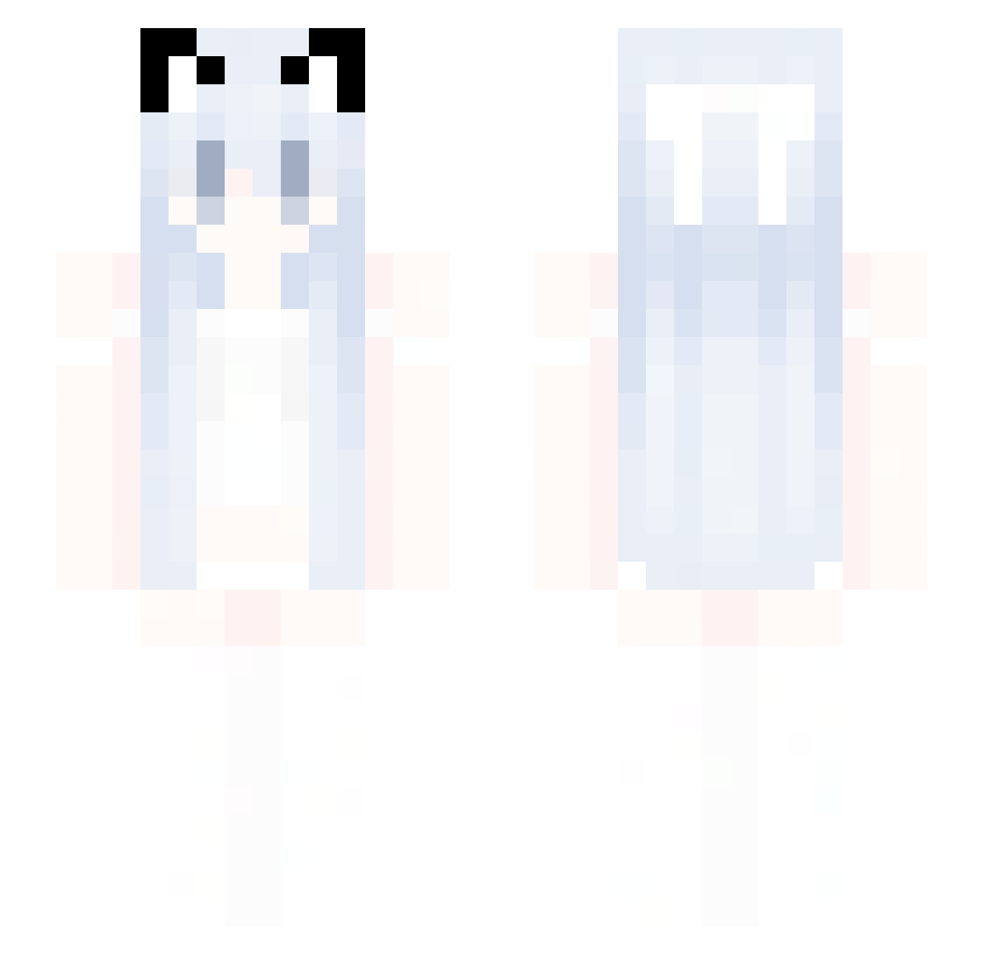 vslrn Minecraft skin, front and back view