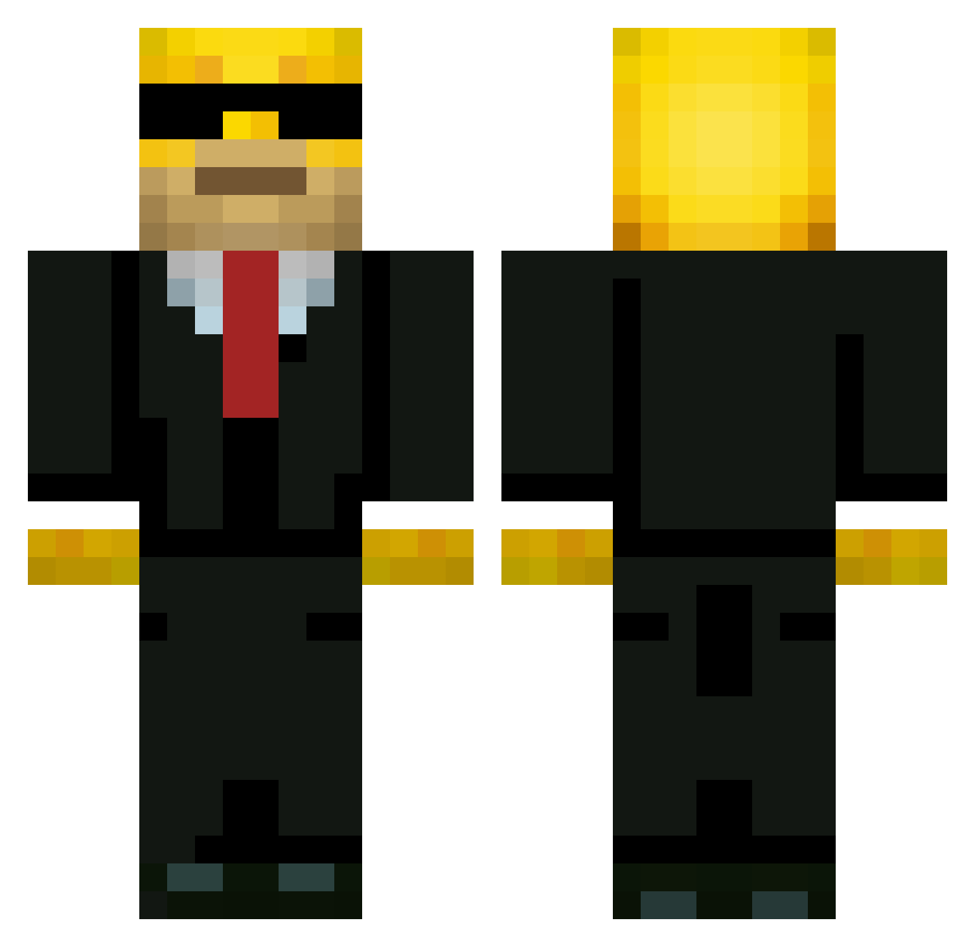 zRodrigoz Minecraft skin, front and back view