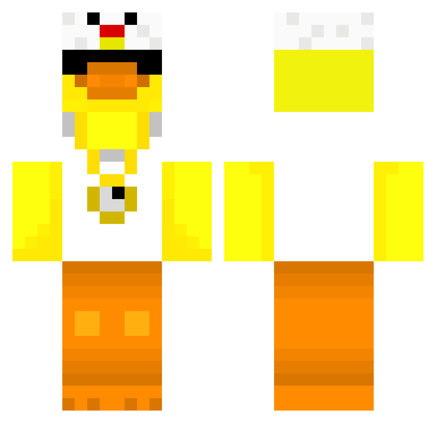FreezeErDetBedst Minecraft skin, front and back view