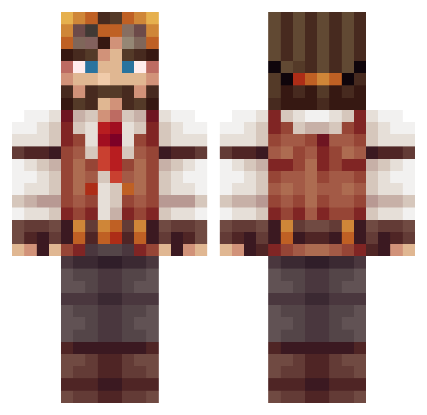 Soft_Stick Minecraft skin, front and back view
