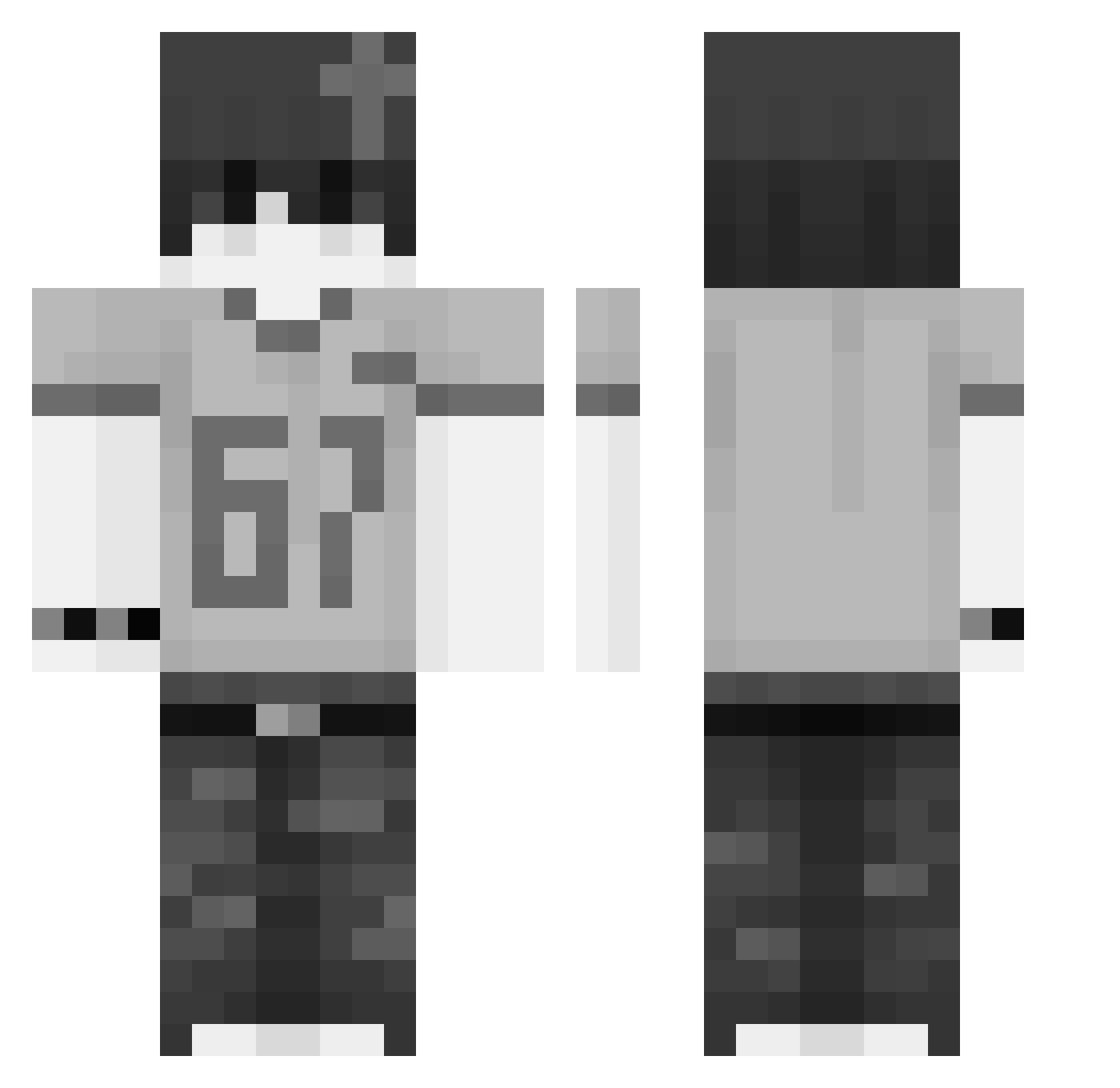 rraaiitthh Minecraft skin, front and back view