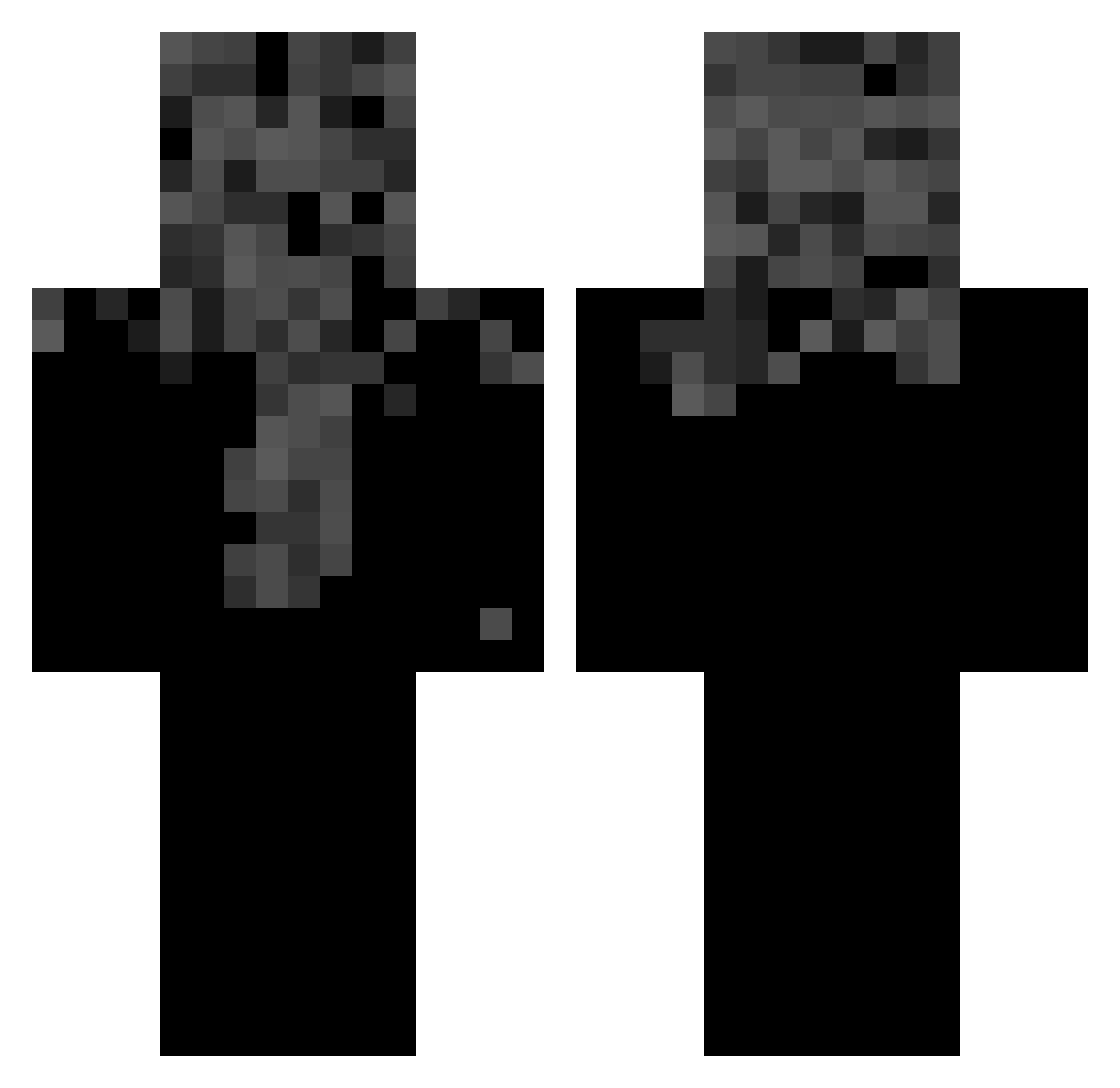 Ryguyyehaw129 Minecraft skin, front and back view