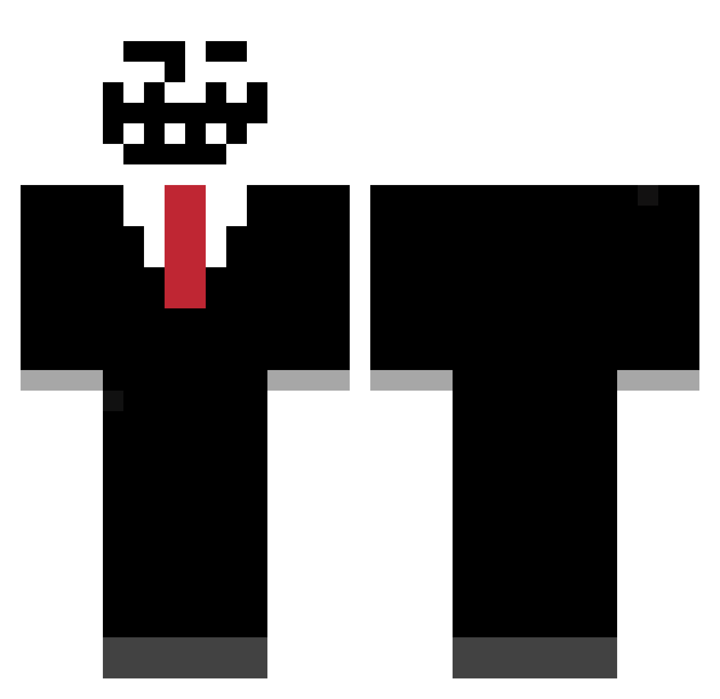 Soisauce4352 Minecraft skin, front and back view