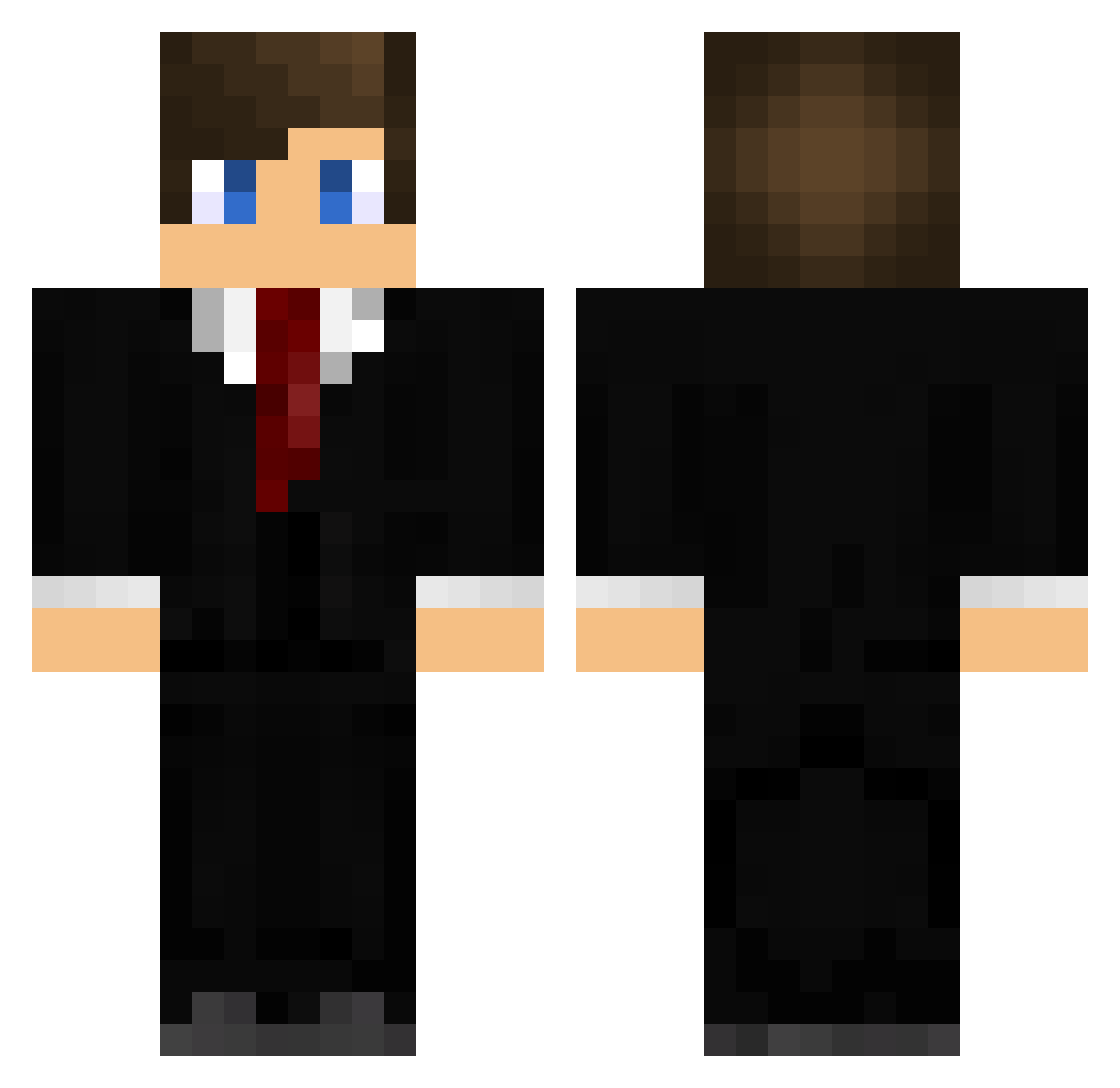 Simon_seraftale Minecraft skin, front and back view