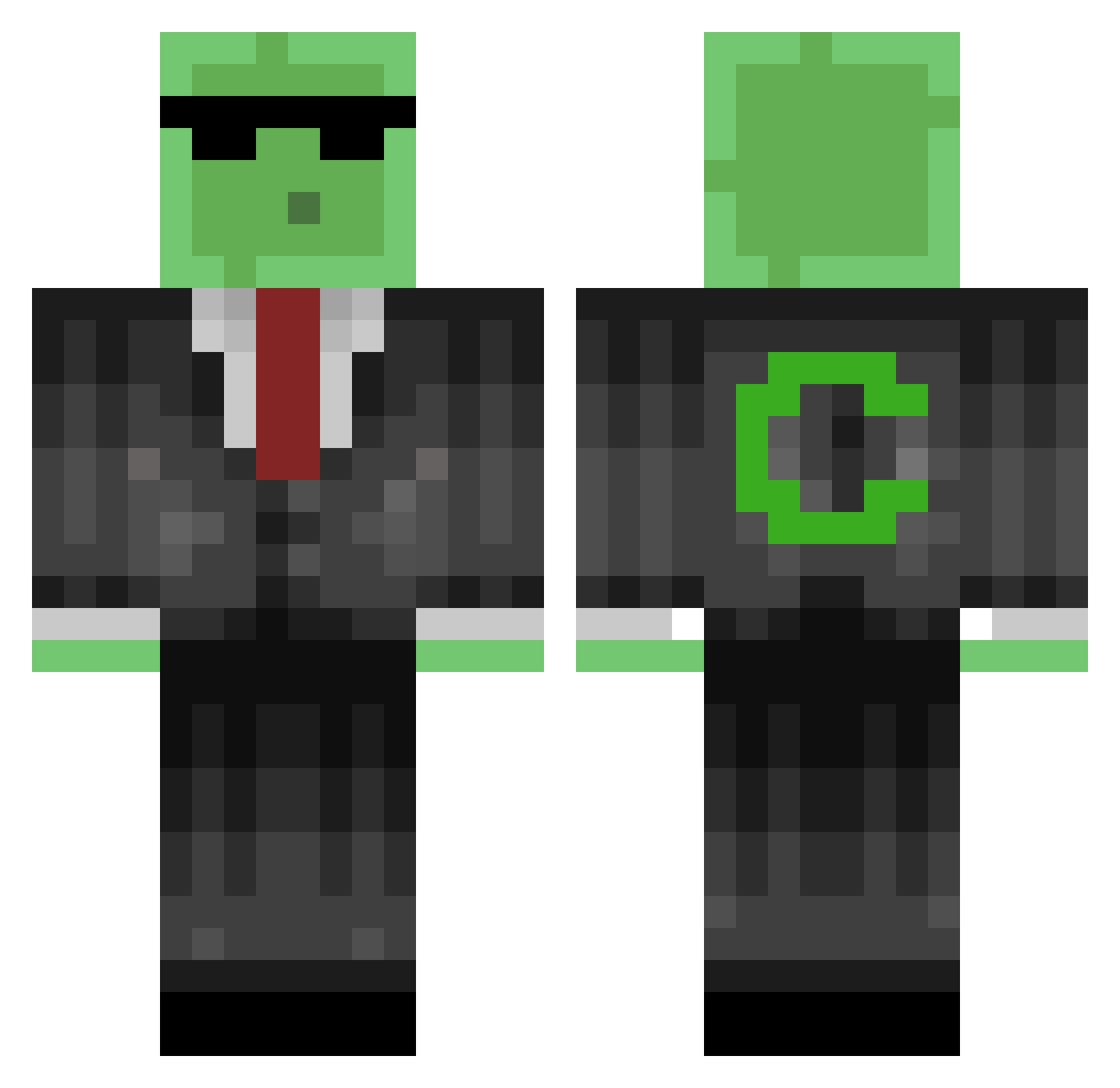 _jamesb_ Minecraft skin, front and back view