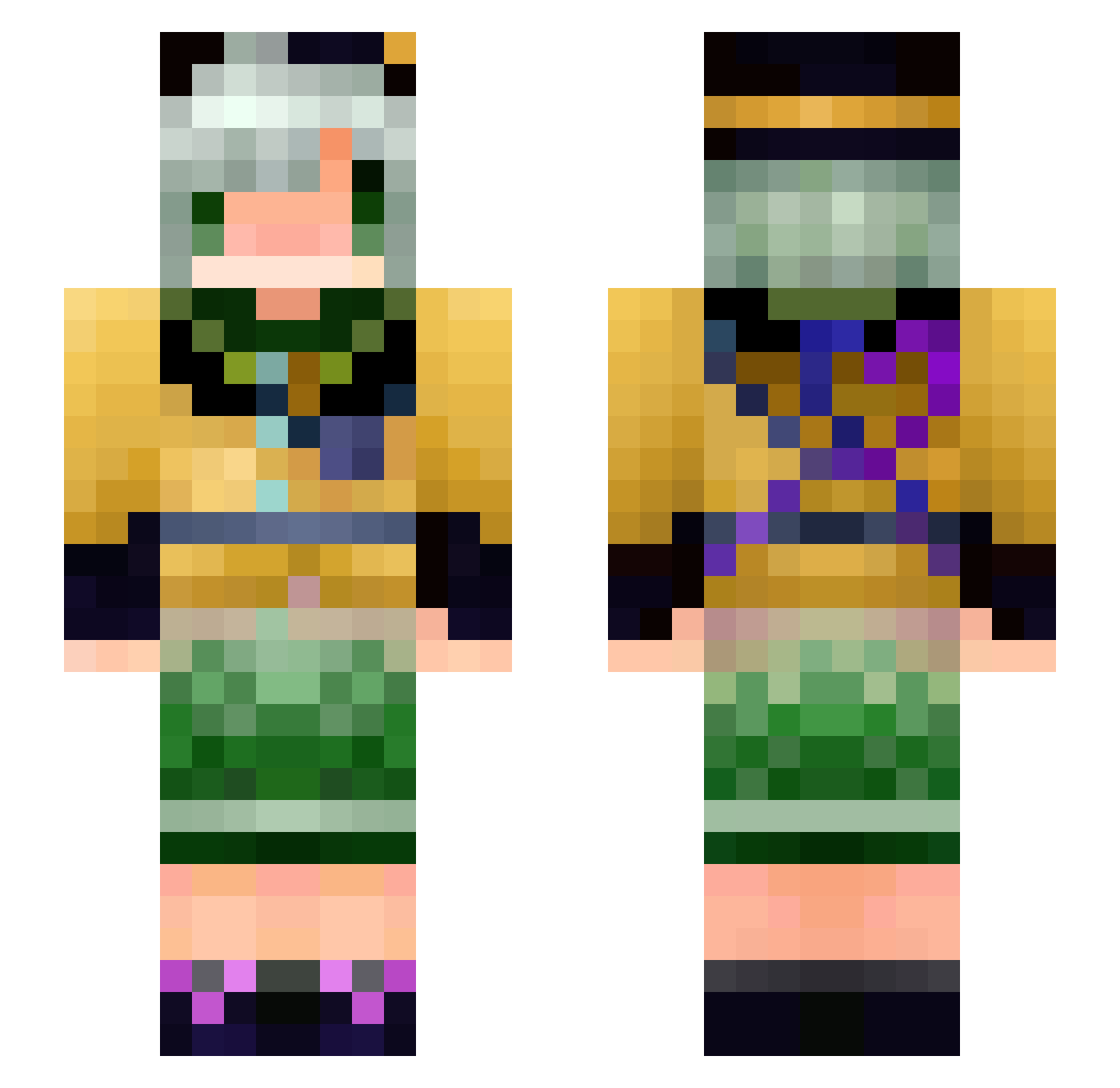 apofisu4911 Minecraft skin, front and back view