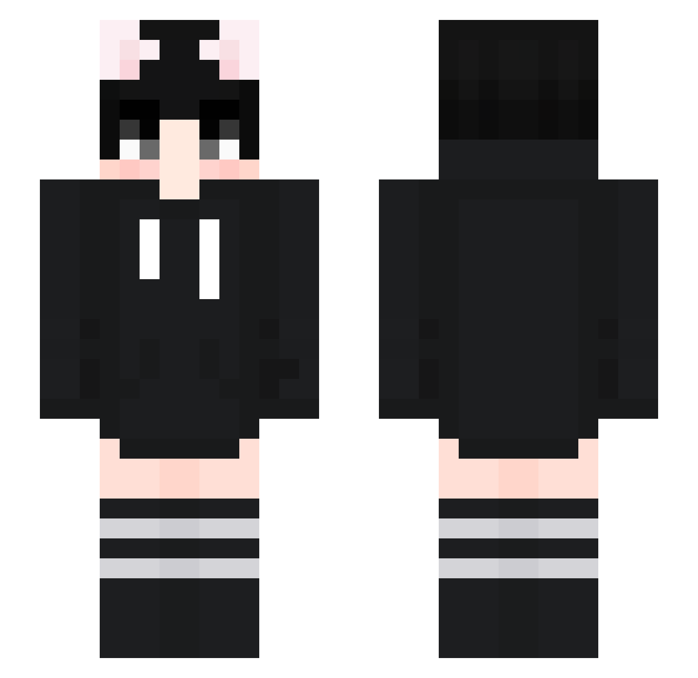 TroyTheMate Minecraft skin, front and back view