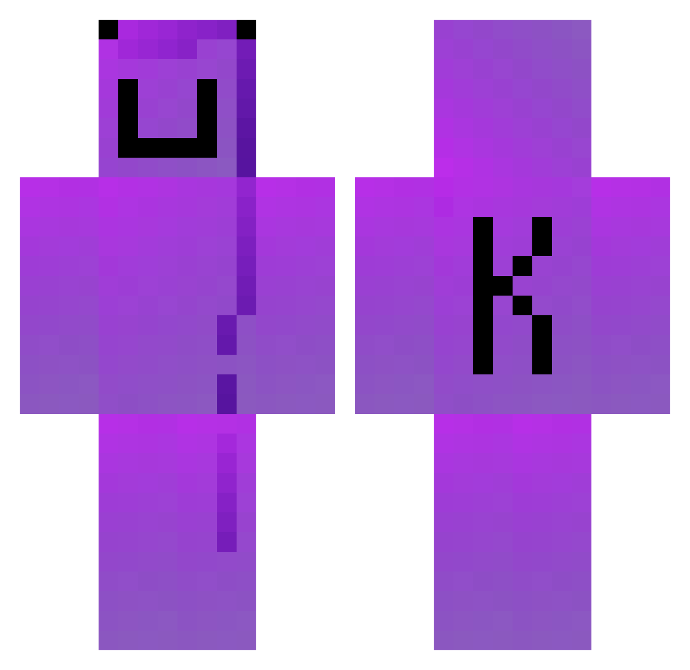 SKBDNJSky7y5 Minecraft skin, front and back view