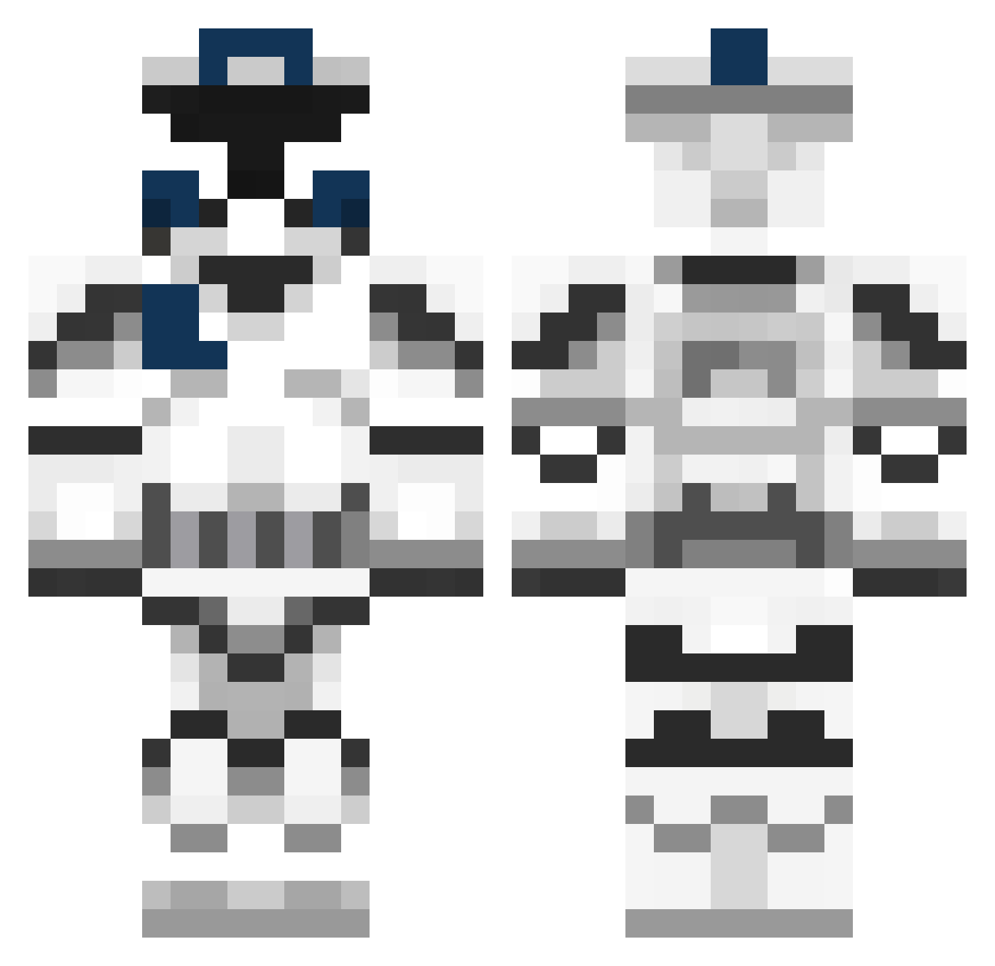 Omarchito12 Minecraft skin, front and back view