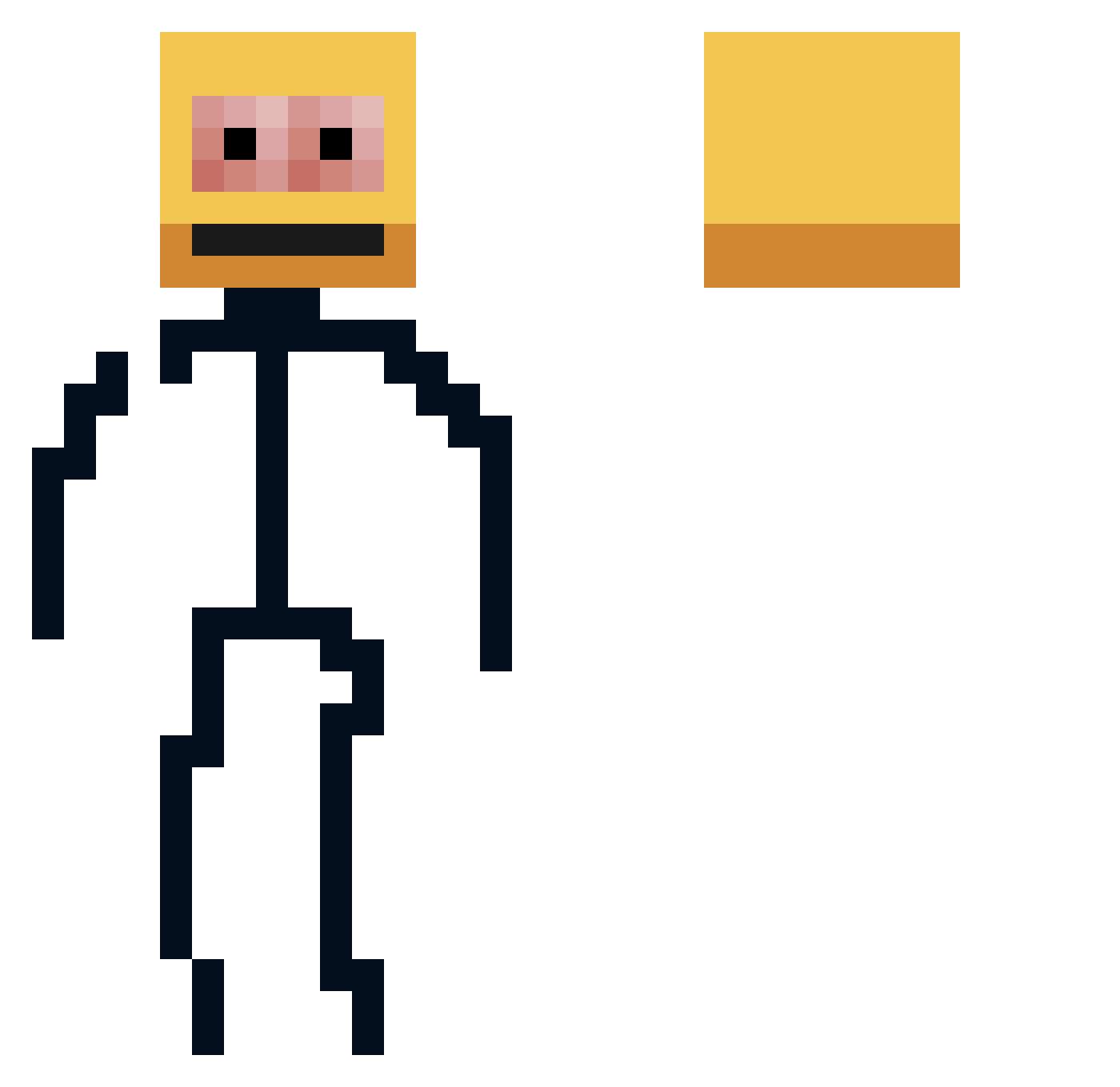 Paaatryk18 Minecraft skin, front and back view