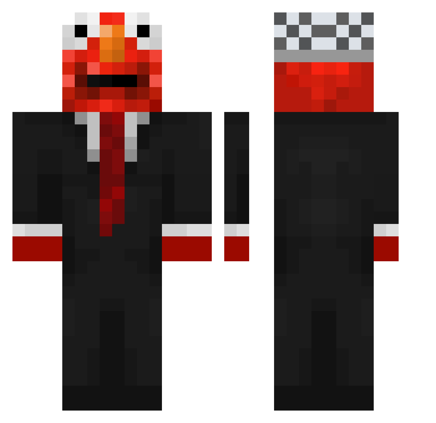 ArloMovinO_O Minecraft skin, front and back view