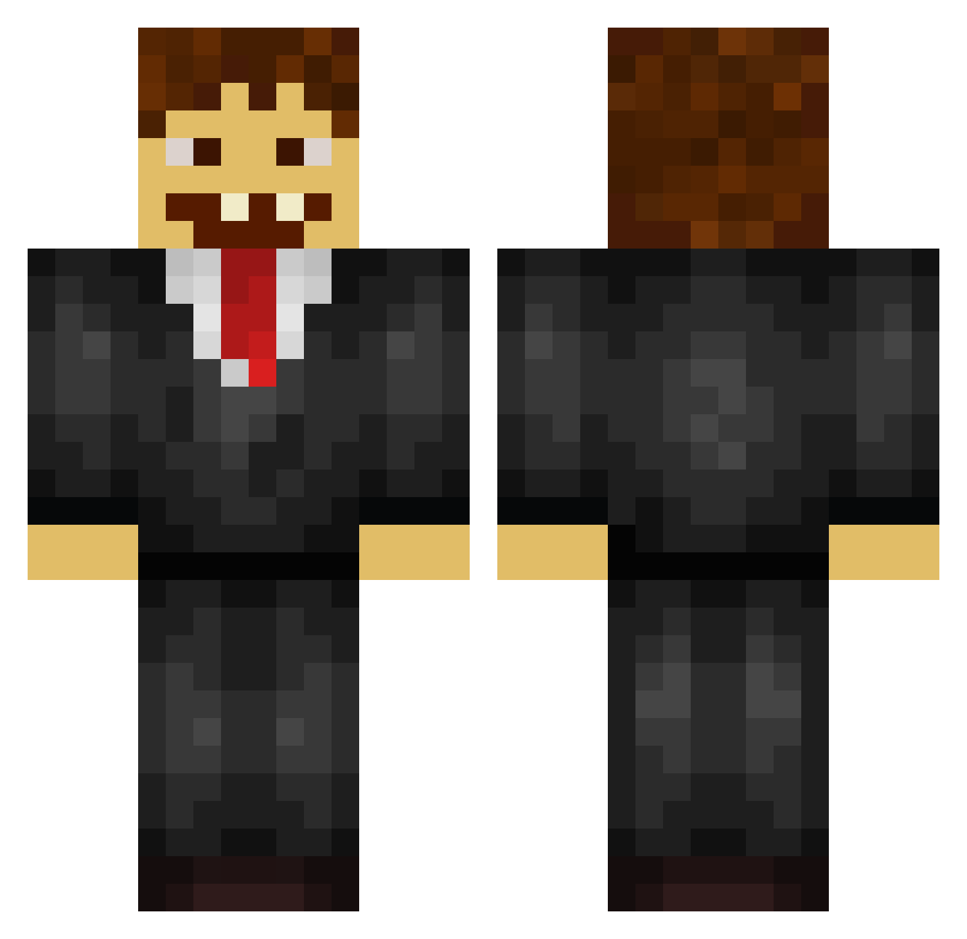 Rt_HigBigThig Minecraft skin, front and back view