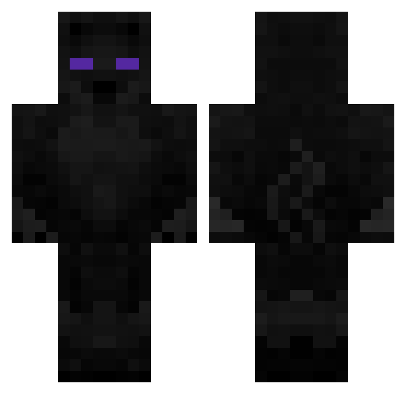 TLPTAKEOVER Minecraft skin, front and back view