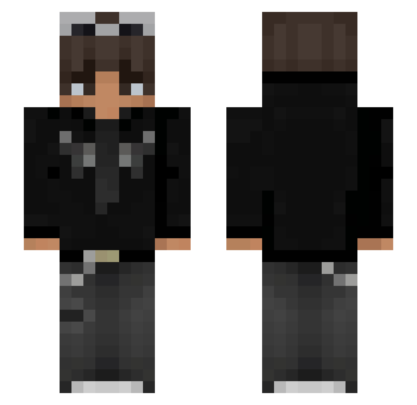 Rtyuis_ Minecraft skin, front and back view