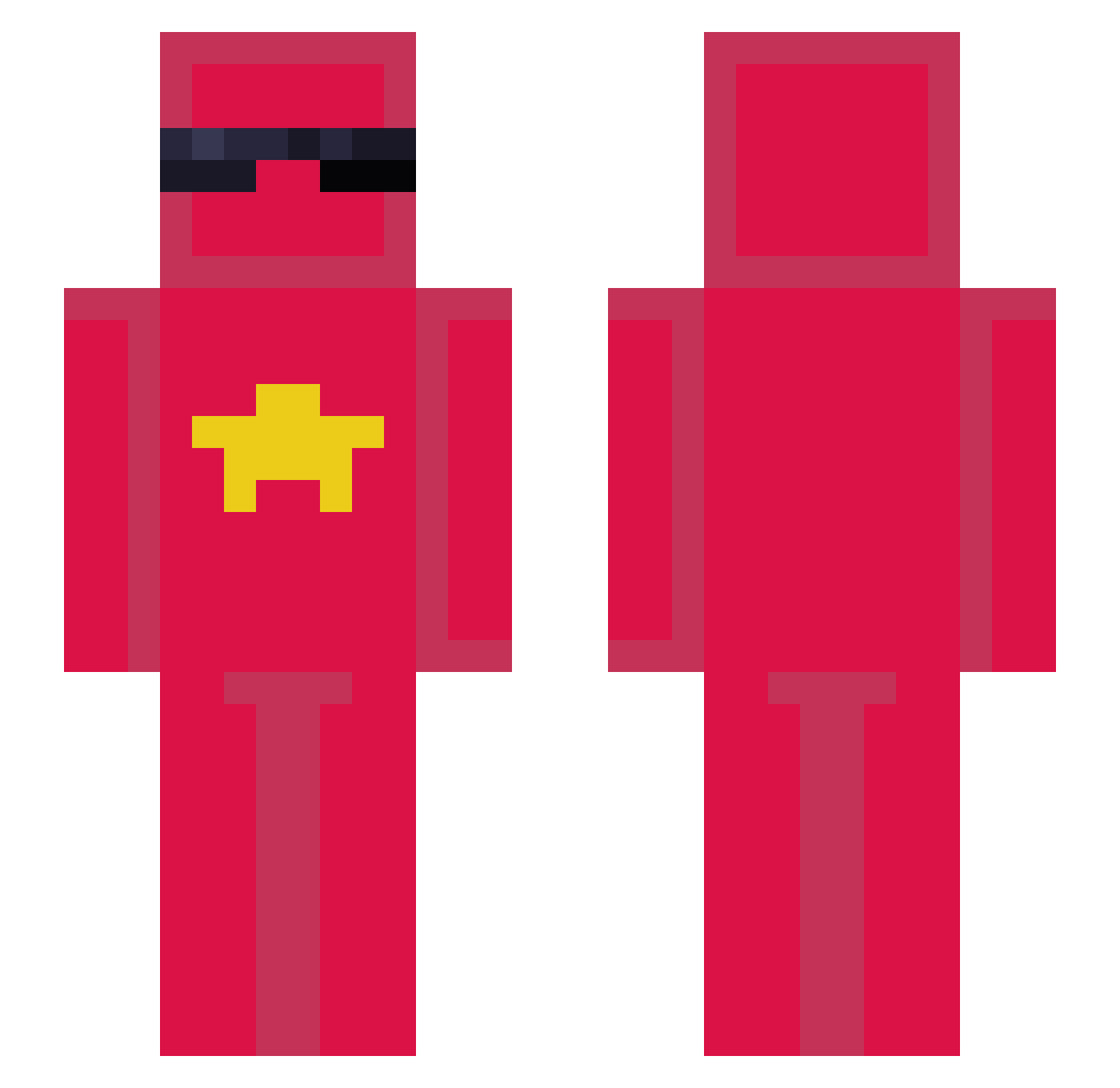 thanhhuy8m Minecraft skin, front and back view