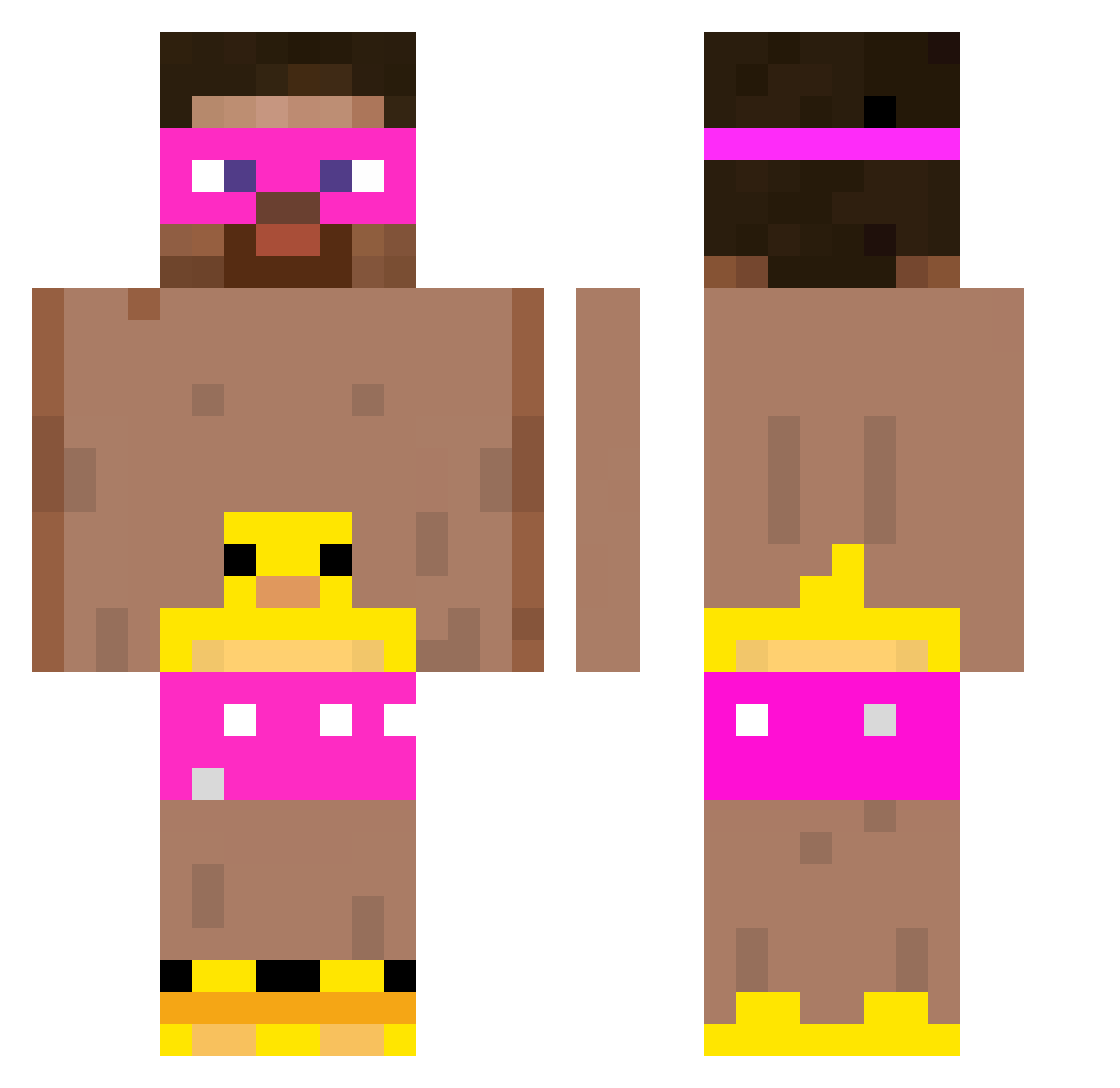 El_Primo_12 Minecraft skin, front and back view