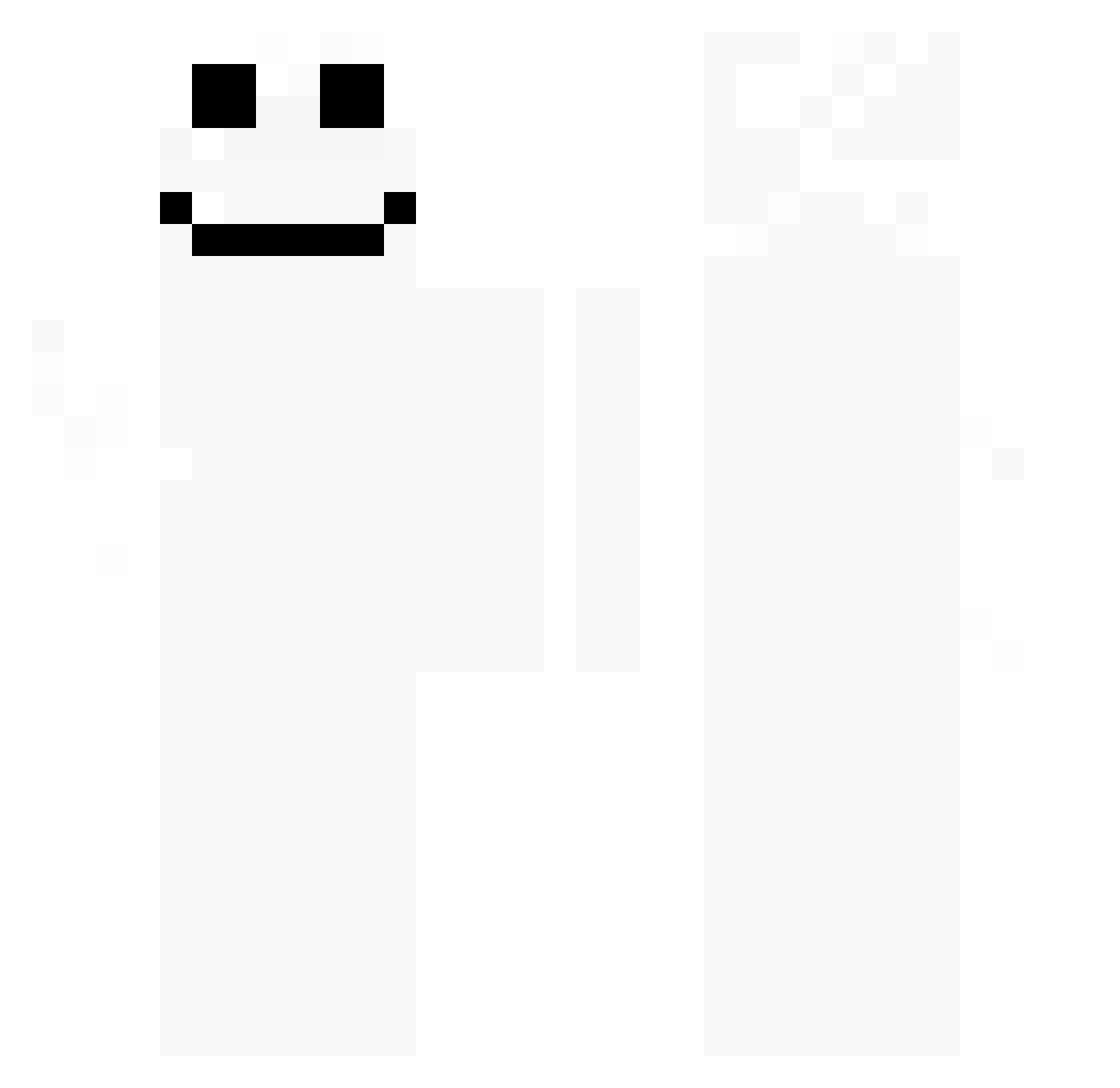 SoyCytsx Minecraft skin, front and back view