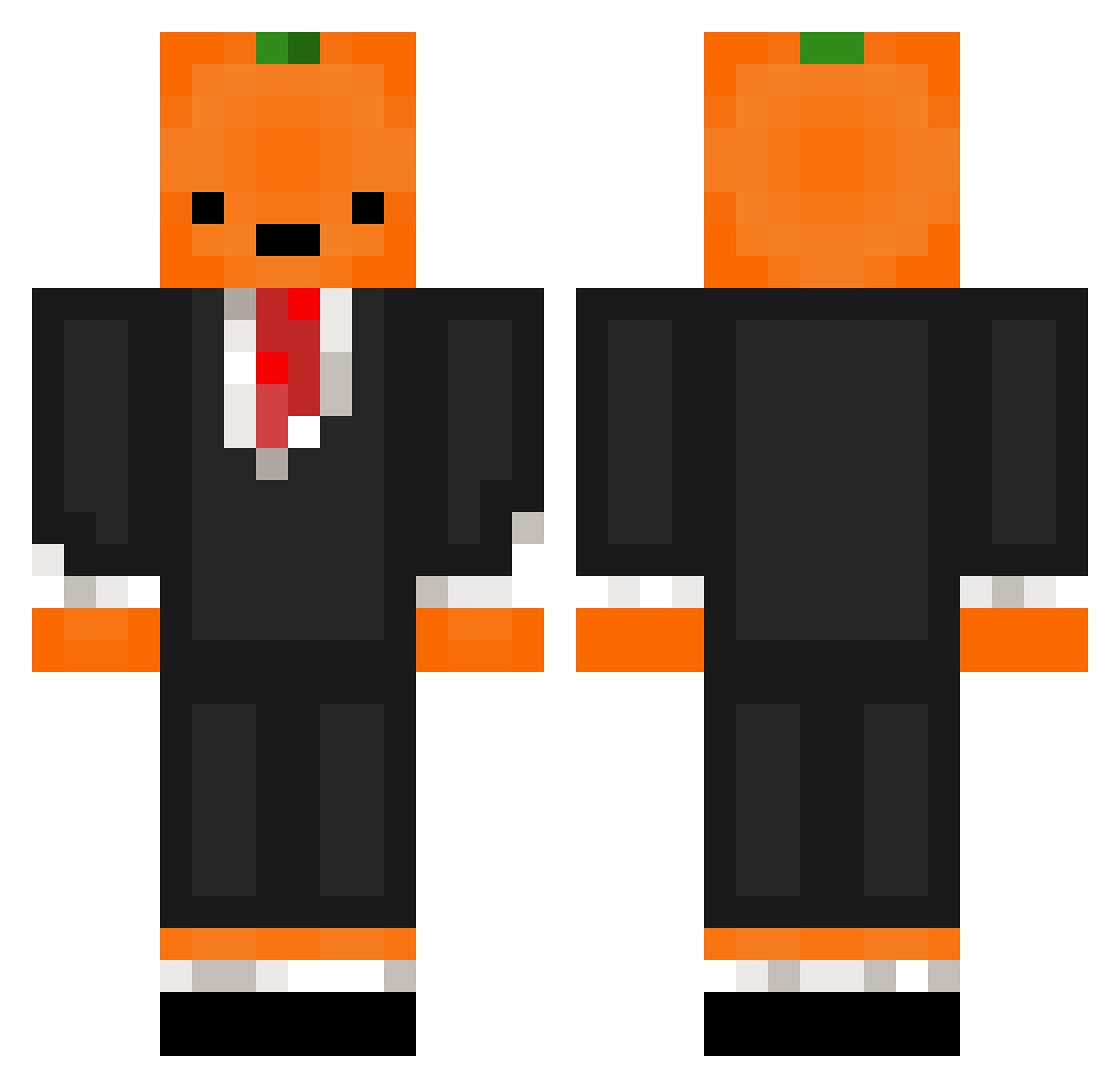 Timmy_swe Minecraft skin, front and back view