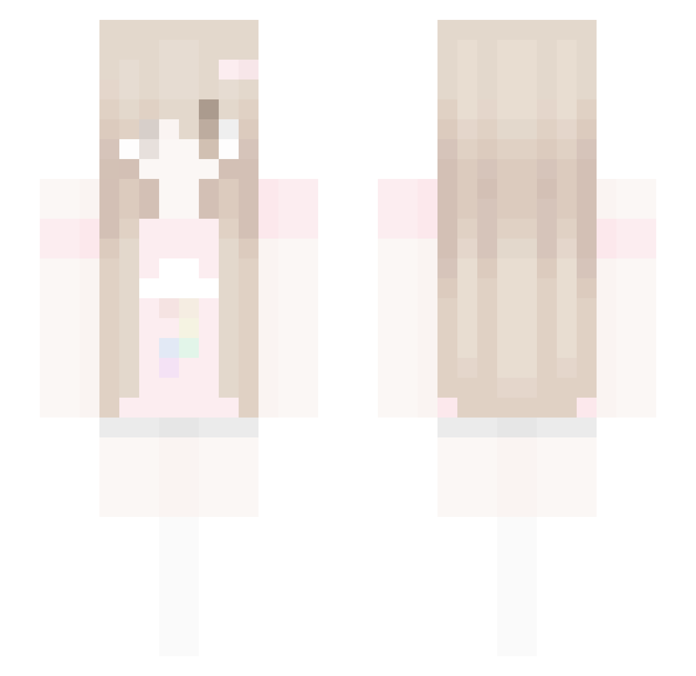 imalosermeow Minecraft skin, front and back view