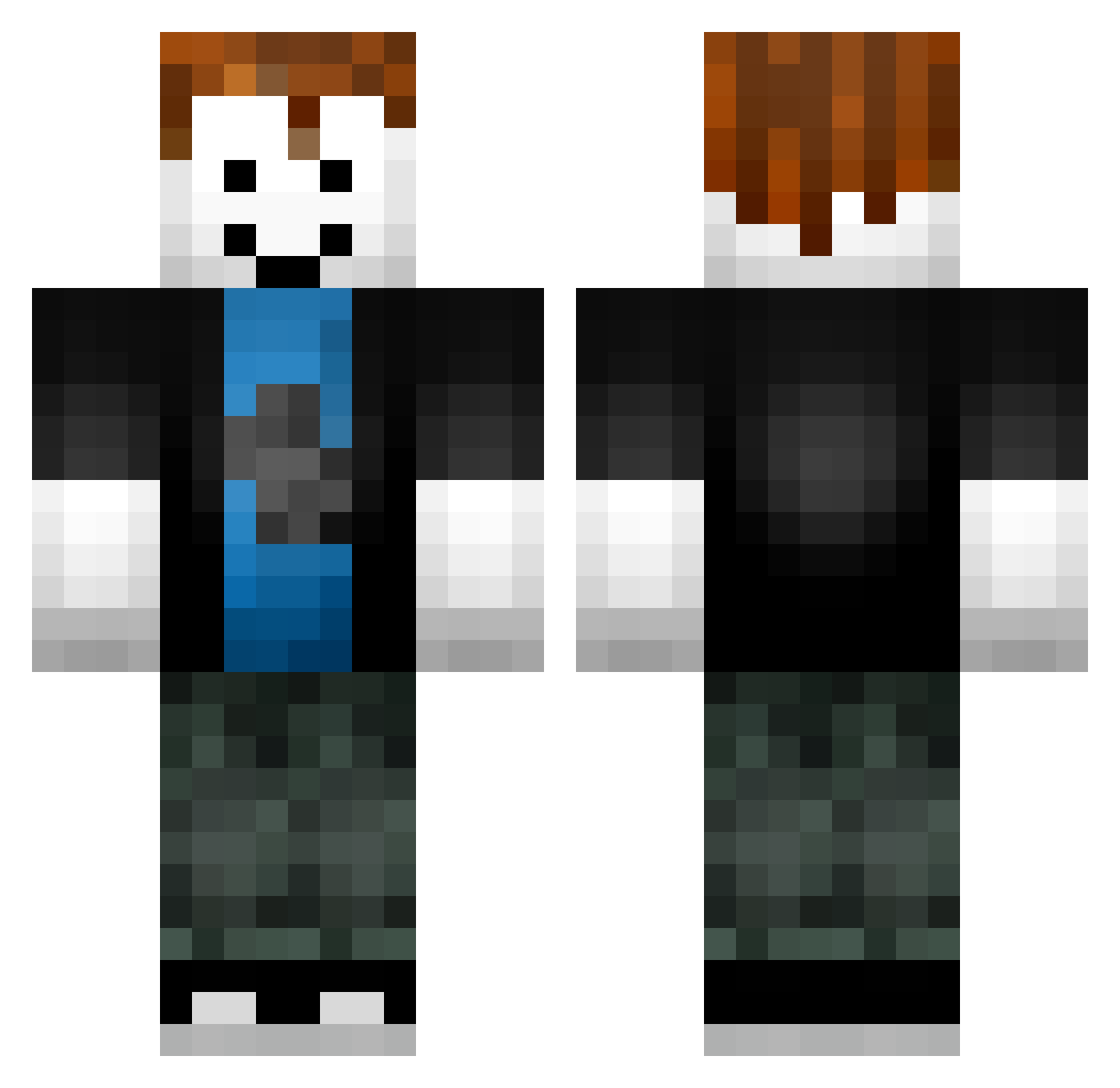 haruta0319 Minecraft skin, front and back view