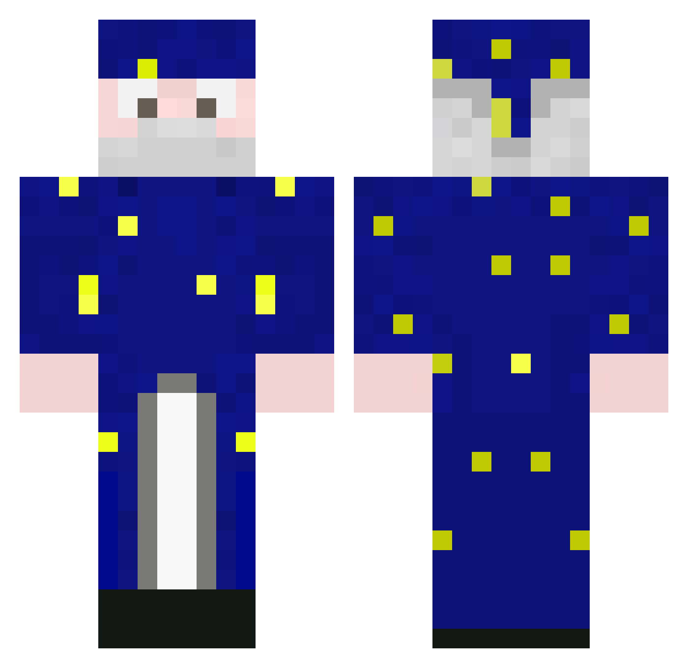 YaBoyDamir Minecraft skin, front and back view