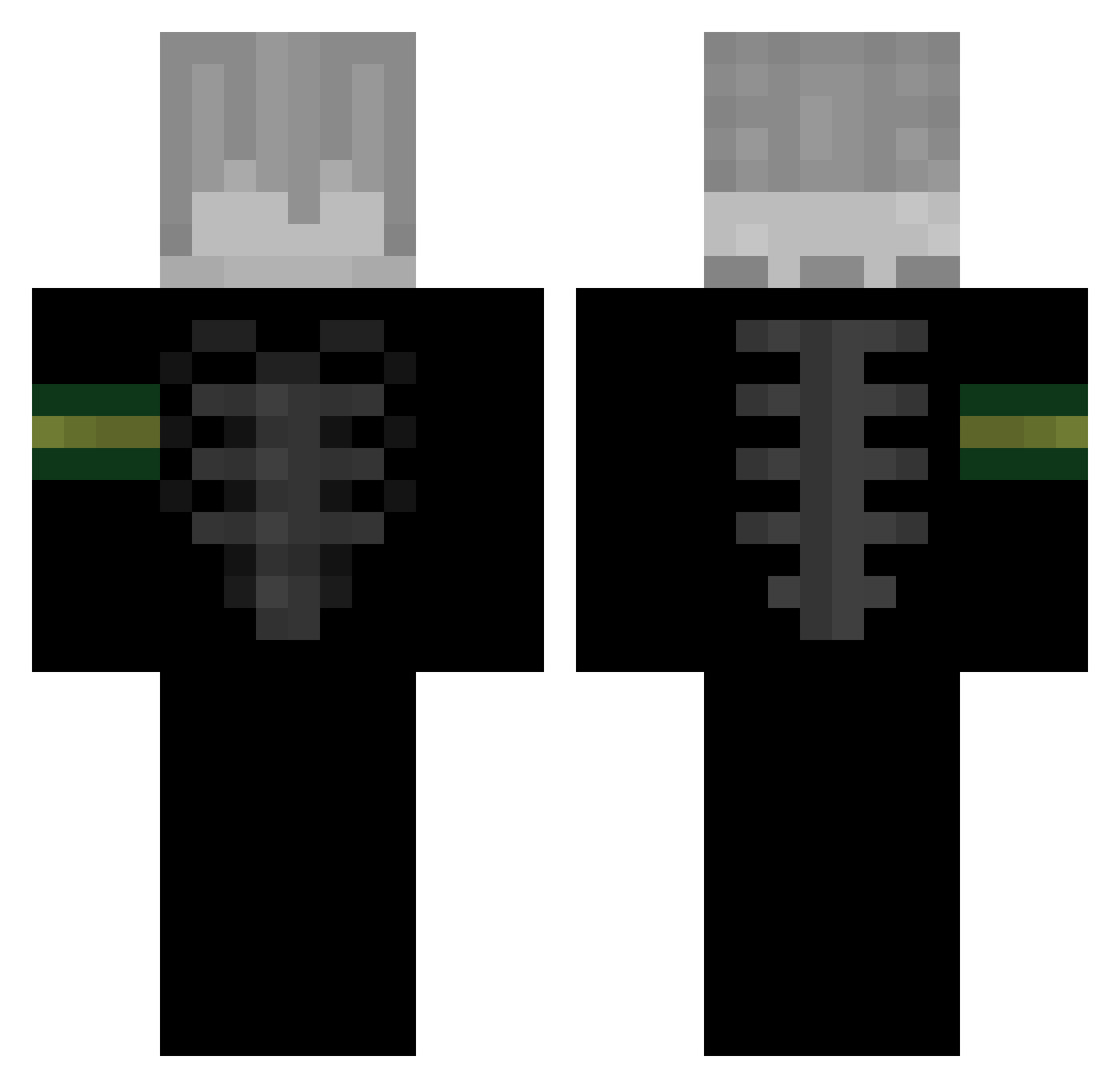 brasil_sem_hexa Minecraft skin, front and back view