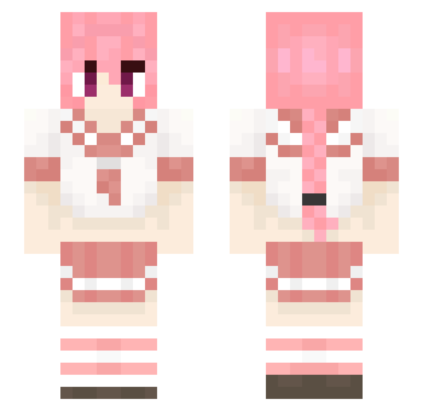parowka_bo Minecraft skin, front and back view