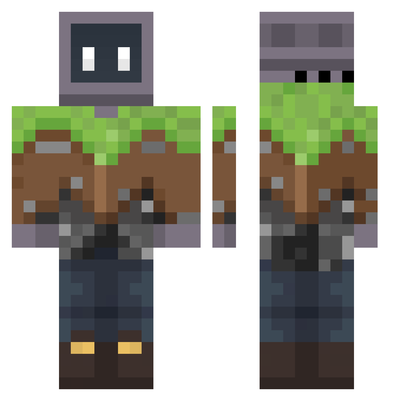 benmar123 Minecraft skin, front and back view