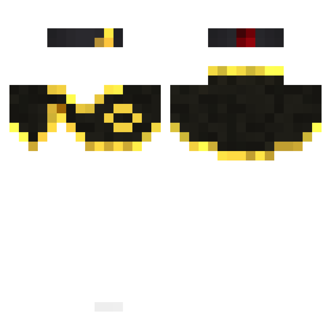 C00lC00l Minecraft skin, front and back view
