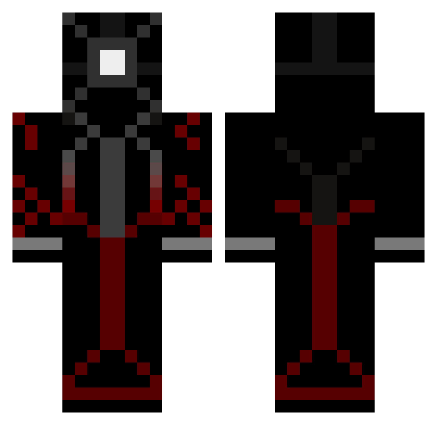 Dimitris12YT Minecraft skin, front and back view