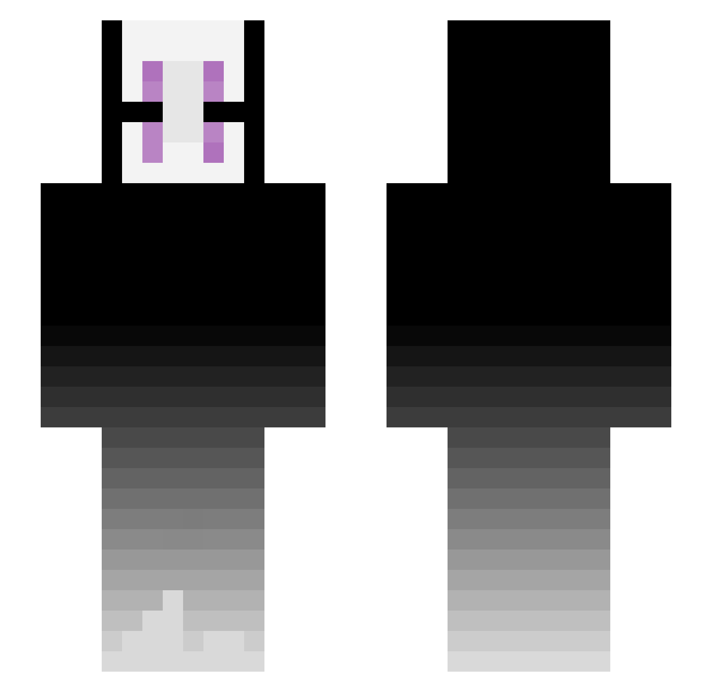 _manni Minecraft skin, front and back view