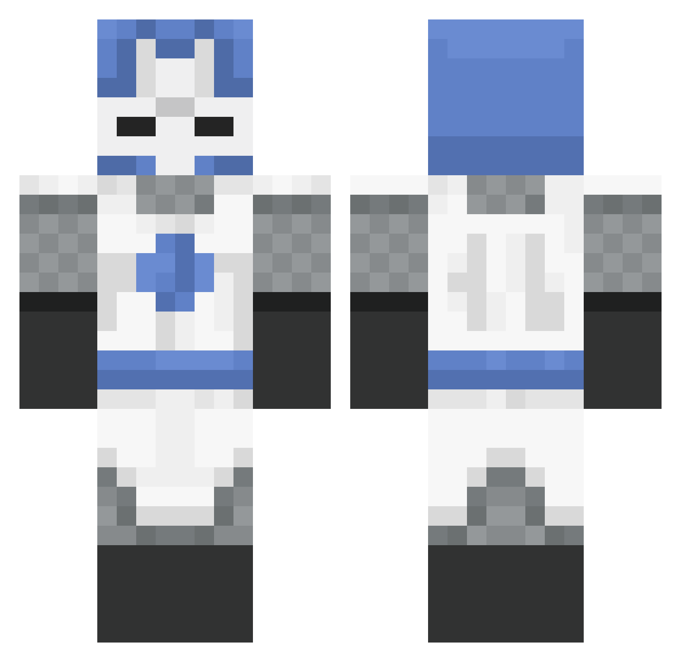SolidWalrus3380 Minecraft skin, front and back view