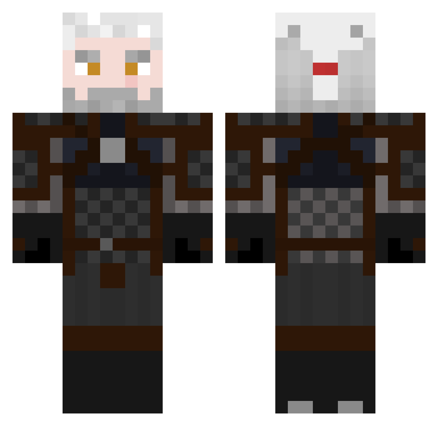 jjn1601 Minecraft skin, front and back view