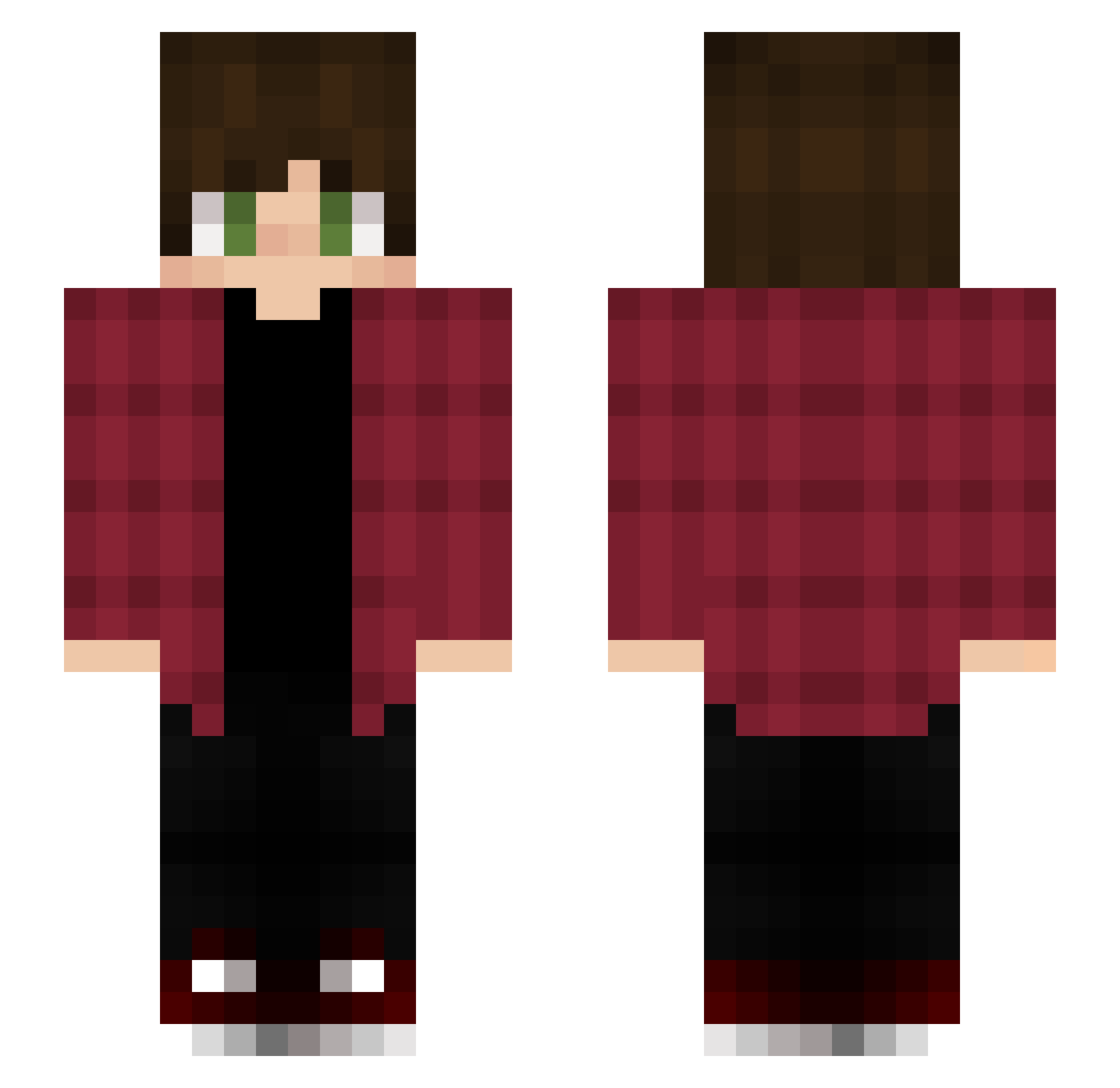 starszy223 Minecraft skin, front and back view