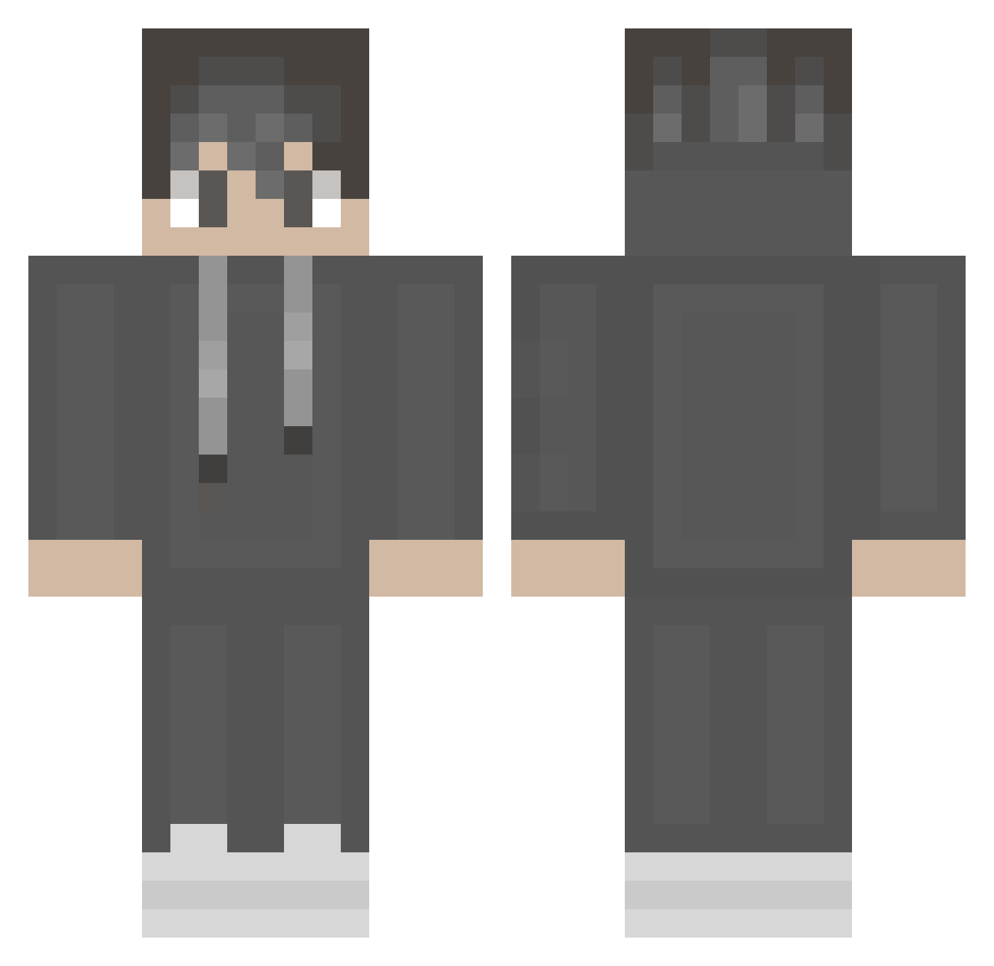 Ryan9145260 Minecraft skin, front and back view