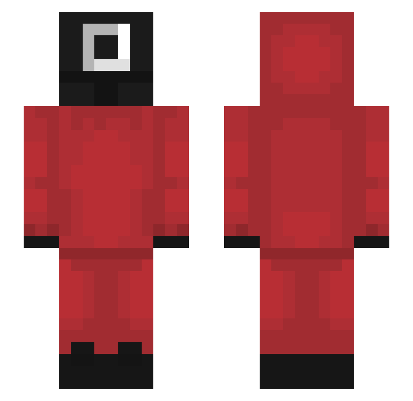tascompris Minecraft skin, front and back view