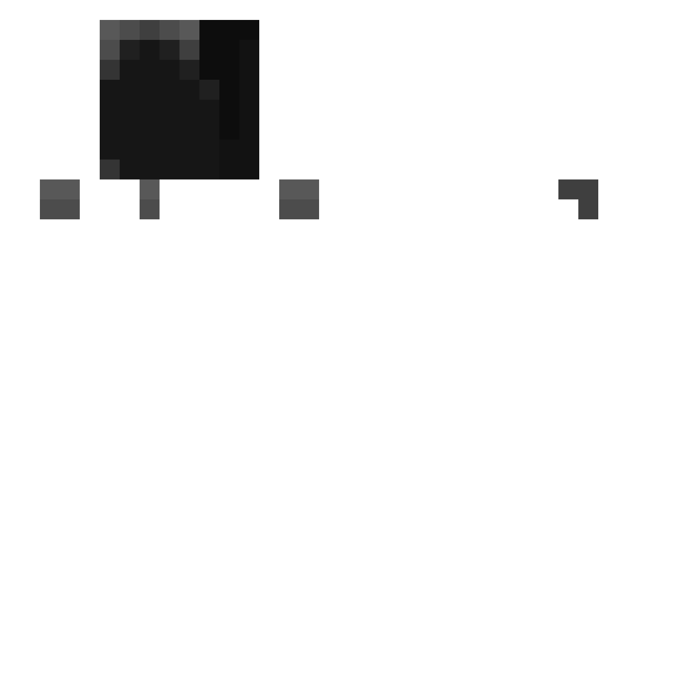 RebuffedRabbit Minecraft skin, front and back view