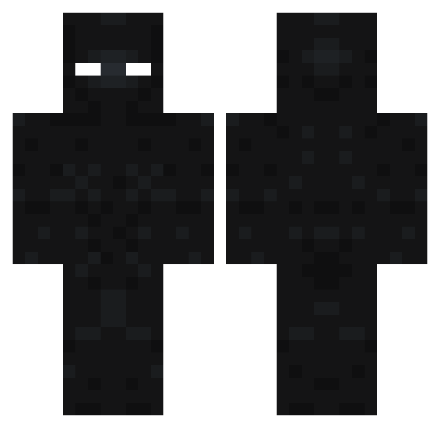 RosyLad Minecraft skin, front and back view
