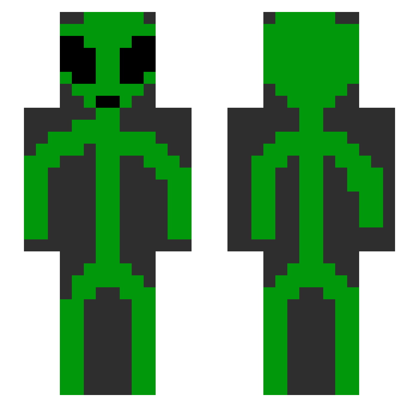 Daniellan4 Minecraft skin, front and back view