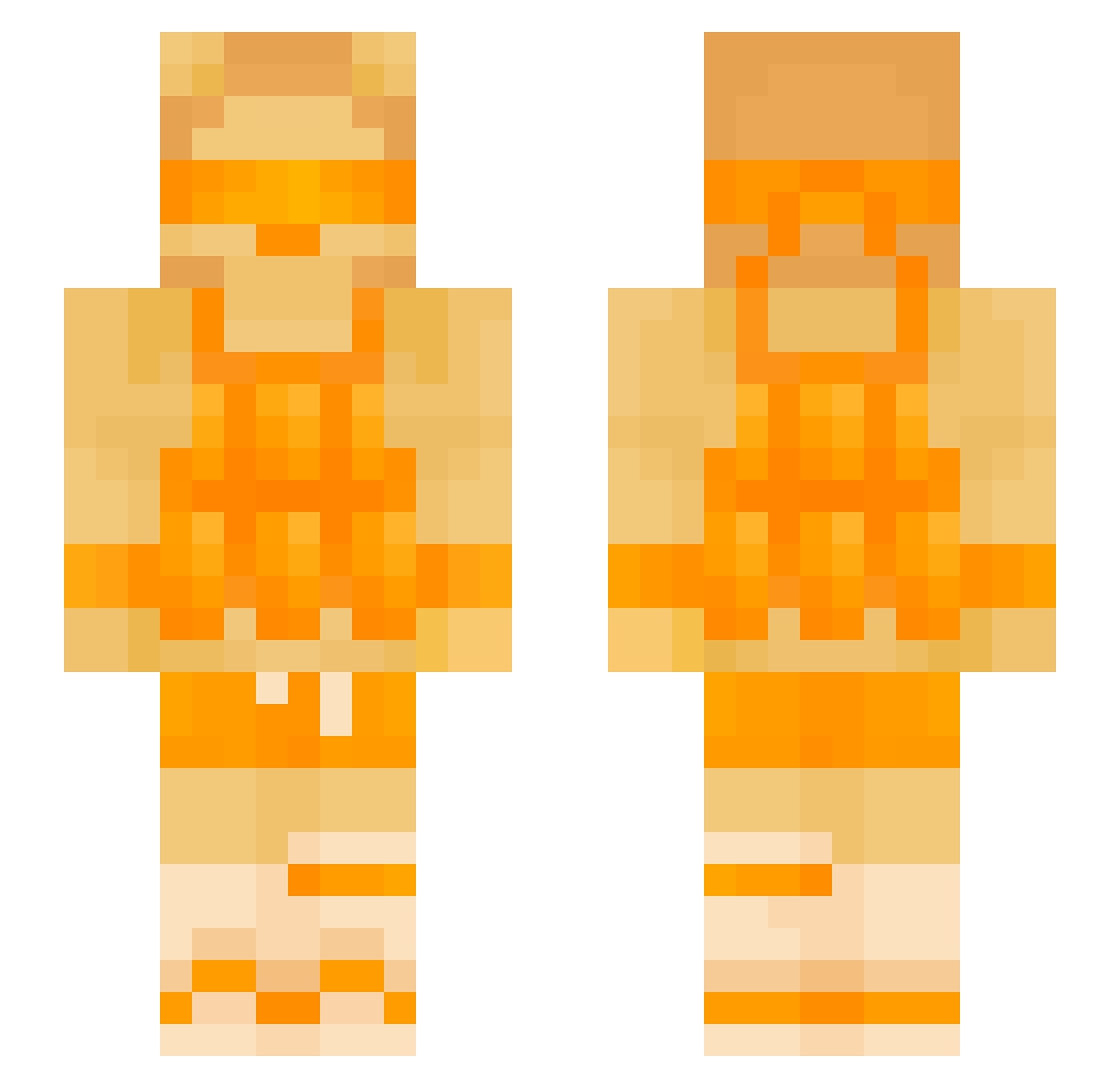 Lonely_Angel2234 Minecraft skin, front and back view