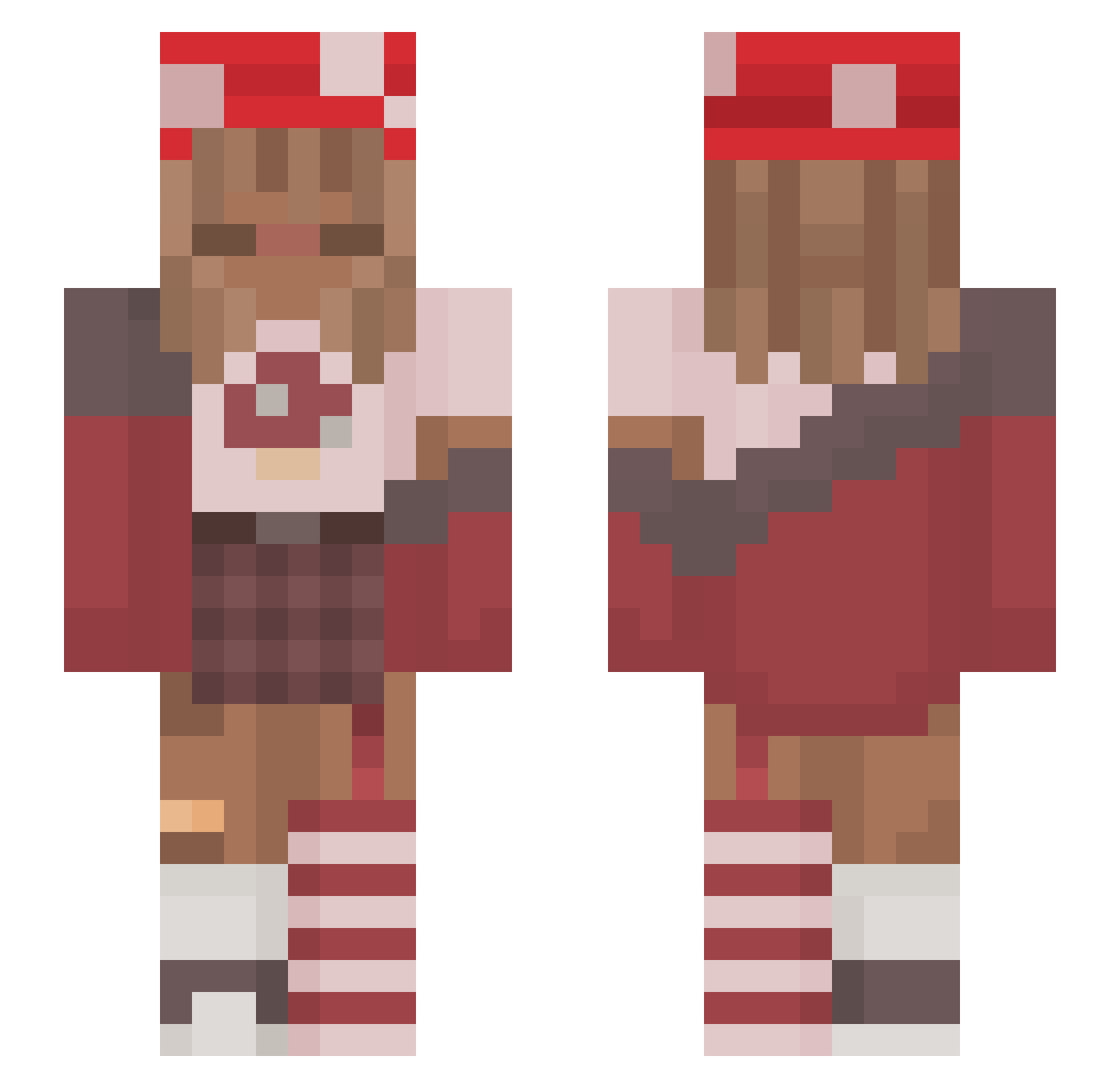 Shr00mieShr00m_ Minecraft skin, front and back view