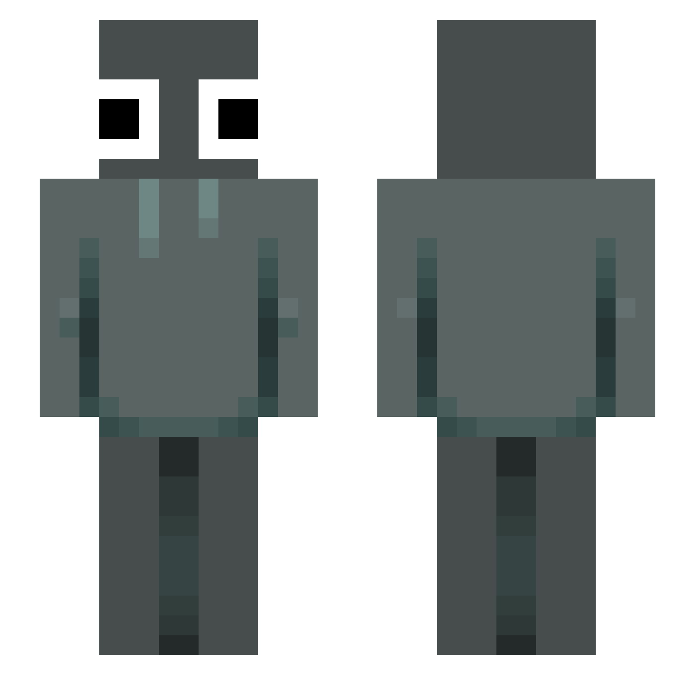 _night_fall__ Minecraft skin, front and back view