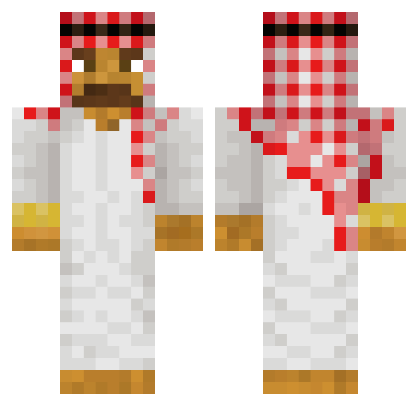 Eo_davi7 Minecraft skin, front and back view