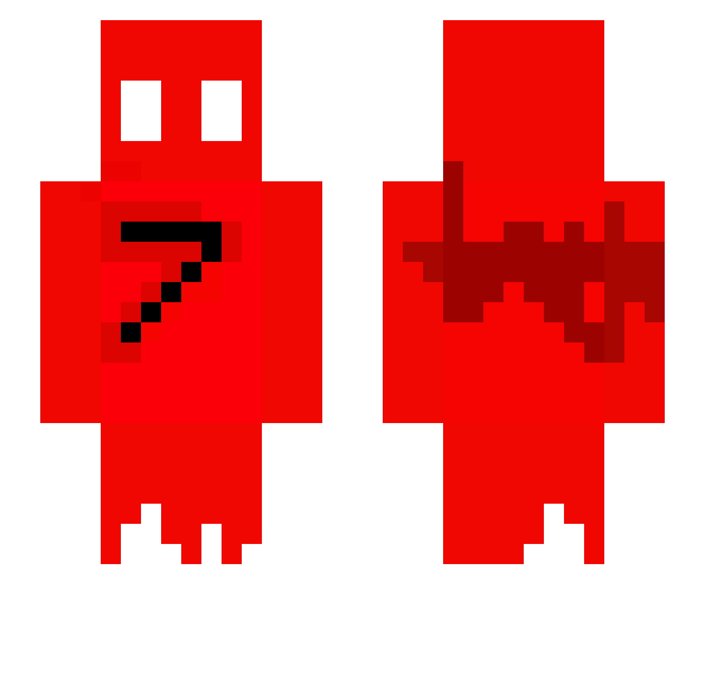 SevenAlloy61113 Minecraft skin, front and back view